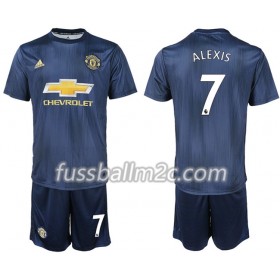 Fußballtrikots Manchester United ALEXIS 7 Kinder Ausweich Trikotsatz 2018-2019